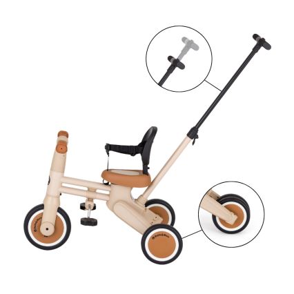 PETITE&MARS - Tricycle évolutif 4 en 1 DRIFT Desert Sand