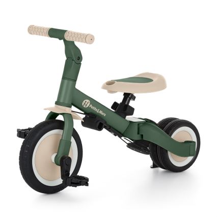 PETITE&MARS - Tricycle évolutif 5-en-1 TURBO PLUS Vert brumeux