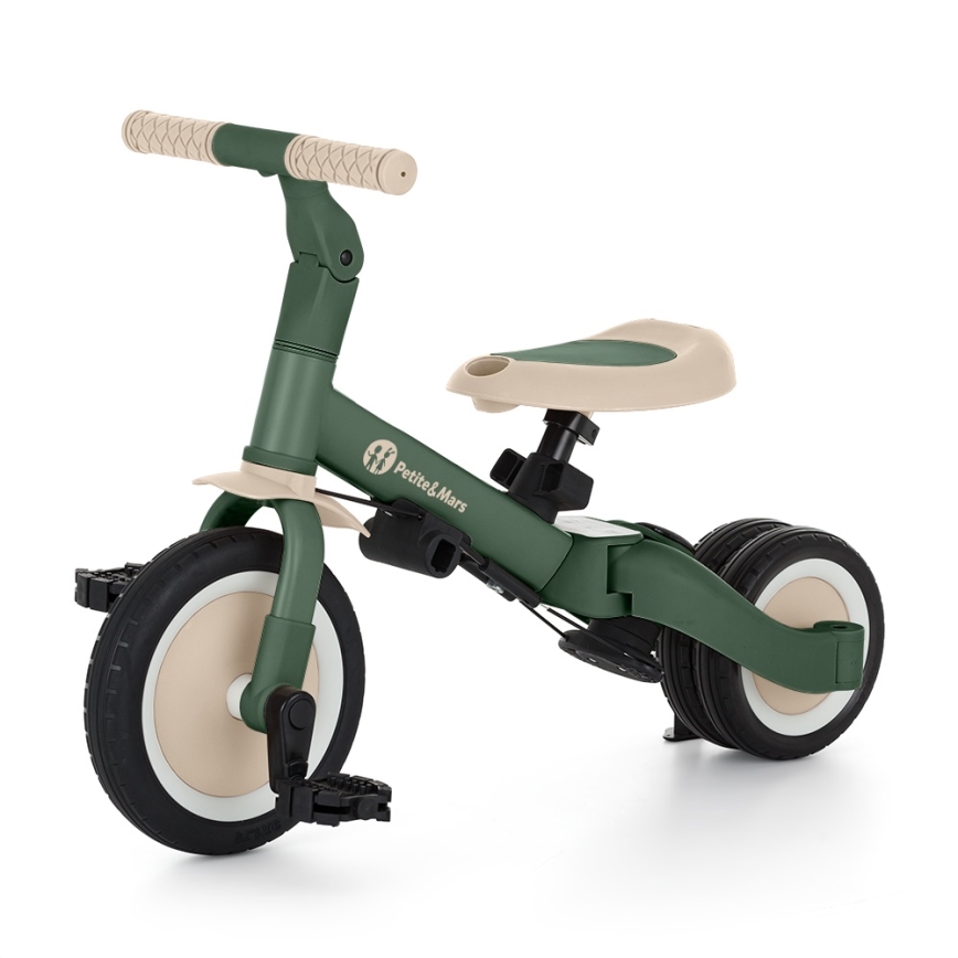 PETITE&MARS - Tricycle évolutif 5-en-1 TURBO PLUS Vert brumeux