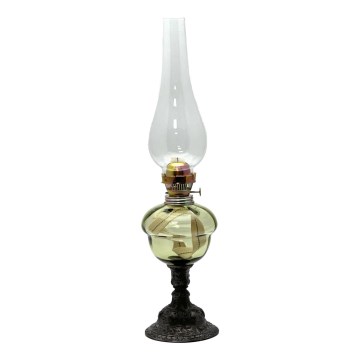 Petroleumlamp BARBORA 54 cm bosgroen