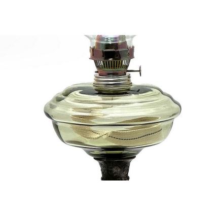 Petroleumlamp BOHUMILA 54 cm bosgroen