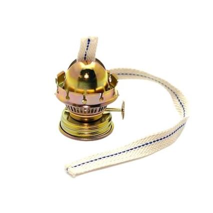 Petroleumlamp Eliška 20 cm bosgroen