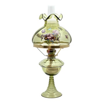 Petroleumlamp JASMÍNA 50 cm bosgroen