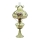 Petroleumlamp JASMÍNA 50 cm bosgroen