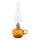 Petroleumlamp MONIKA 34 cm, amber geruit