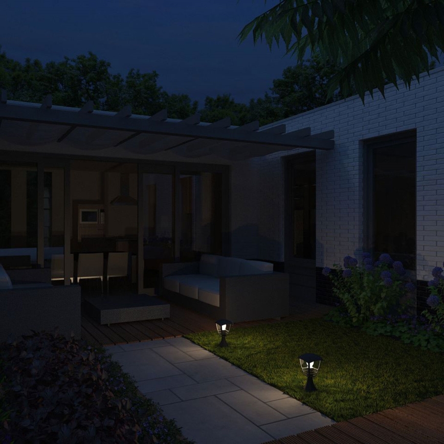 Philips 15382/30/16 - Lampadaire extérieur MYGARDEN CREEK 1xE27/60W/230V IP44