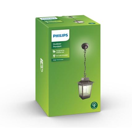 Philips 15406/86/PN - Hanglamp voor Buiten HEDGE 1xE27/60W/230V IP44