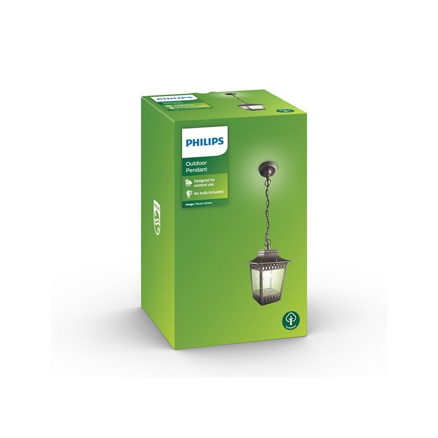 Philips 15406/86/PN - Hanglamp voor Buiten HEDGE 1xE27/60W/230V IP44