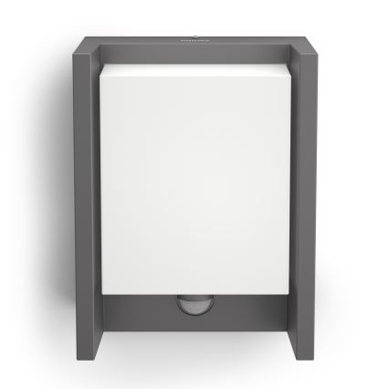 Philips - LED Wandlamp voor buiten met sensor LED/6W 2700K IP44