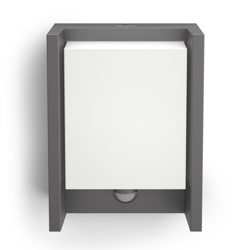 Philips - LED Wandlamp voor buiten met sensor LED/6W 2700K IP44