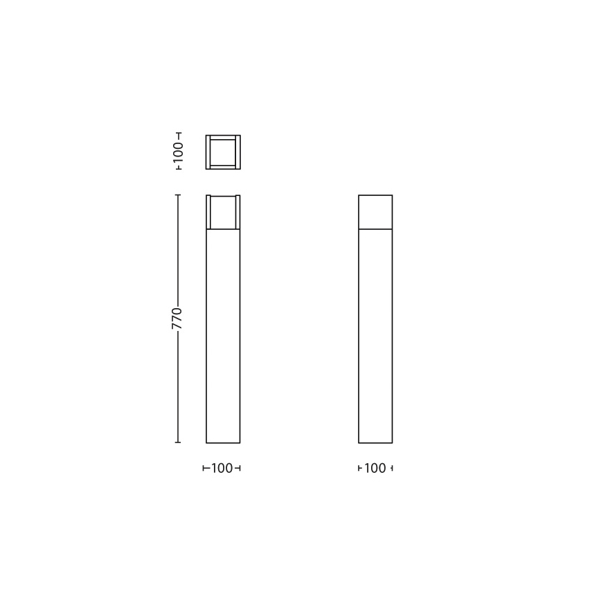 Philips - LED Buitenlamp LED/6W/230V 2700K IP44