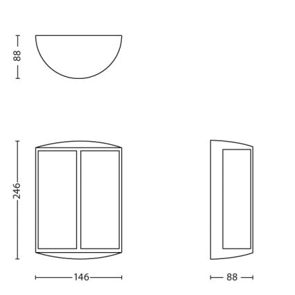 Philips - Applique murale d'extérieur LED/6W IP44