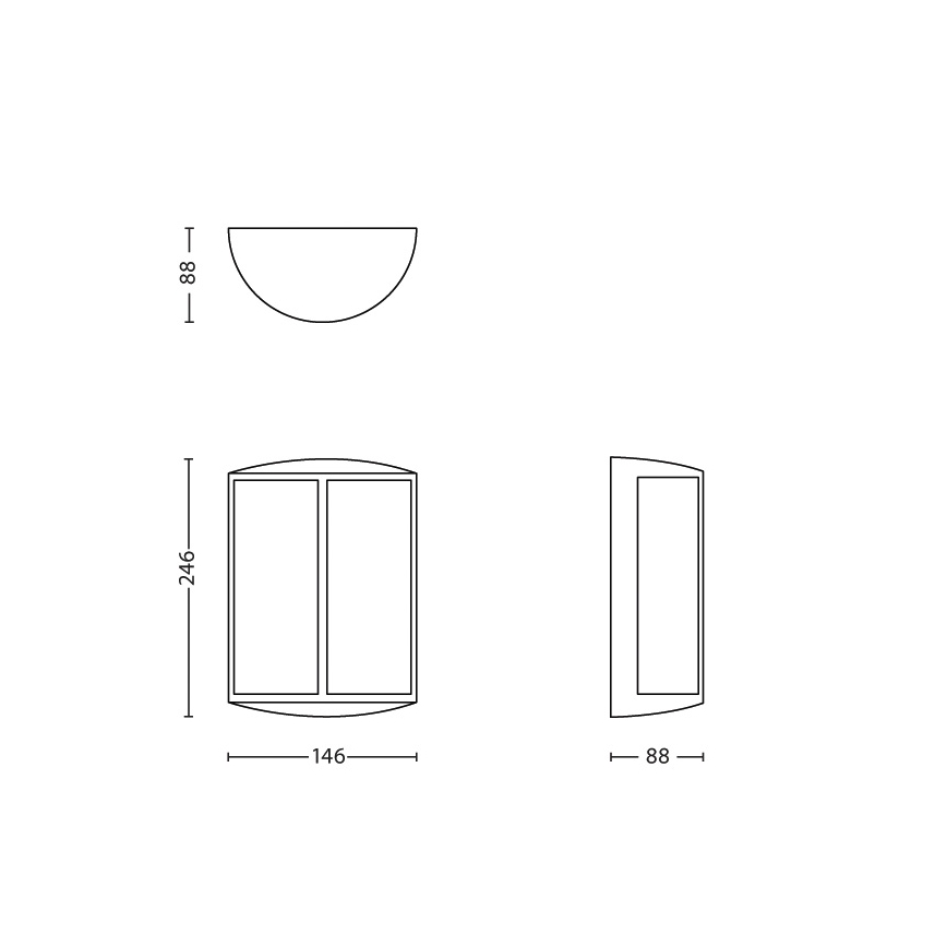 Philips - Applique murale d'extérieur LED/6W IP44