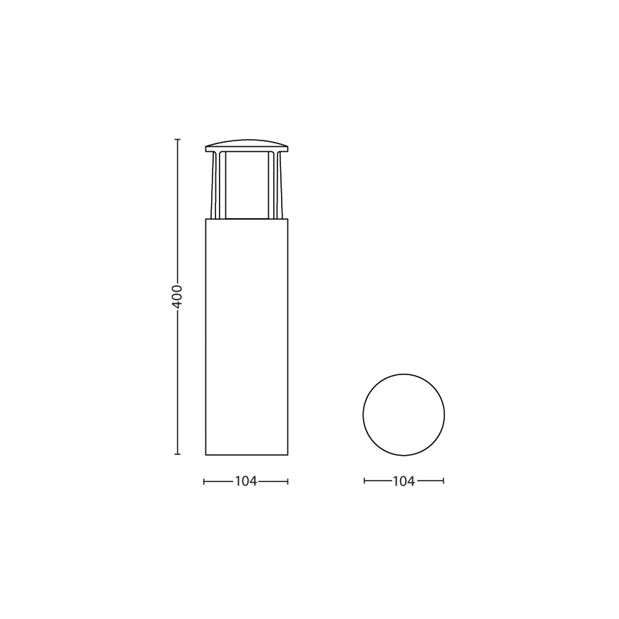 Philips - LED buitenlamp LED/6W/230V IP44