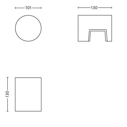 Philips - Luminaire extérieur LED 1xLED/6W/230V