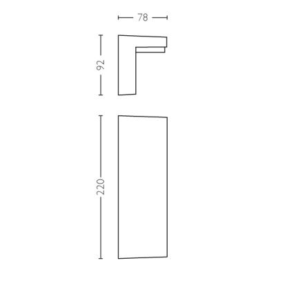 Philips - Applique murale extérieure 2xLED/4,5W/230V IP44