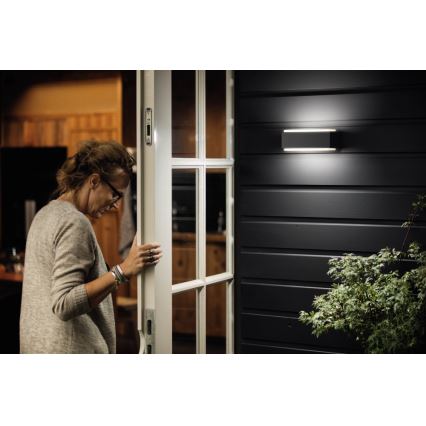 Philips - Luminaire à intensité variable LED extérieur 2xLED/4,5W IP44