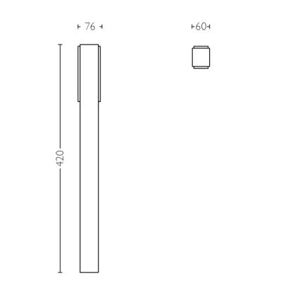 Philips - Zuillamp voor Buiten 2xLED/4,5W IP44