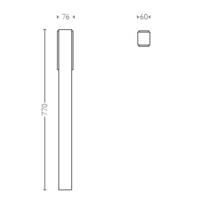 Philips - Zuillamp voor Buiten 2xLED/4,5W IP44