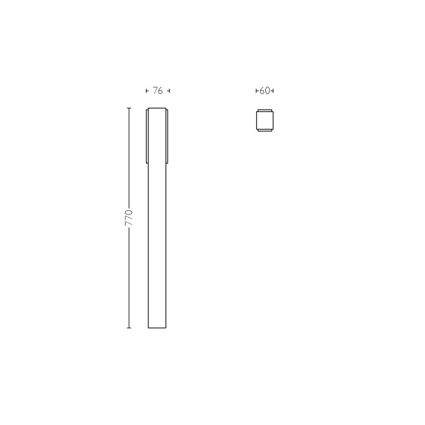 Philips - Zuillamp voor Buiten 2xLED/4,5W IP44