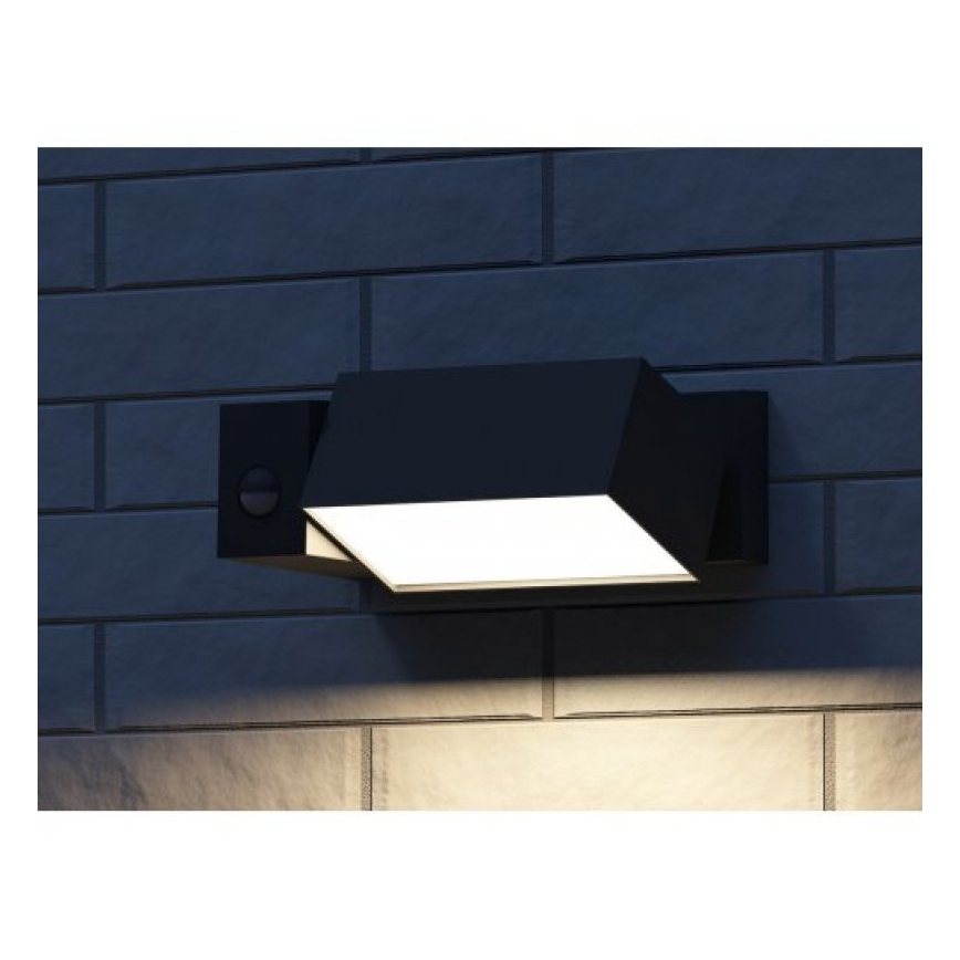 Philips 16943/93/16 - Luminaire extérieur avec capteur MYGARDEN BORDER 1xE27/23W/230V