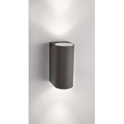 Philips 17102/86/16 - Wandlamp voor buiten MYGARDEN NIGHTINGALE 2xGU10/35W IP44