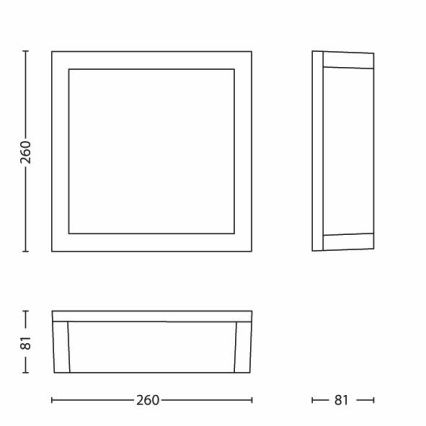 Philips - Plafonnier extérieur 2xE27/14W/230V IP44