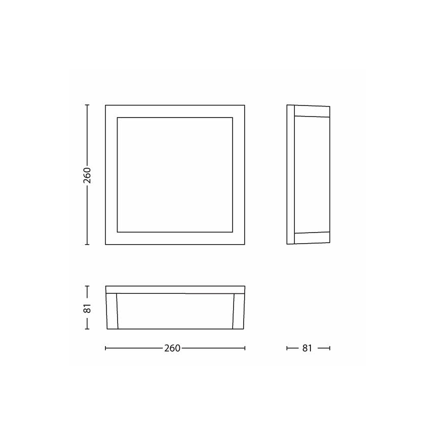Philips - Plafonnier extérieur 2xE27/14W/230V IP44
