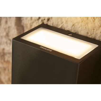 Philips 17209/47/16 - Buiten wandlamp FLAGSTONE 3xLED/1W/230V IP44