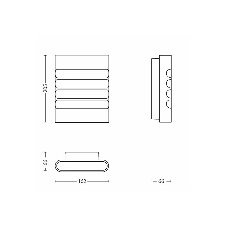 Philips - Éclairage extérieur LED, 3 W, 230 V, IP44