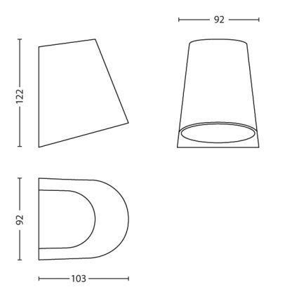 Philips - Luminaire extérieur LED/3W/230V IP44