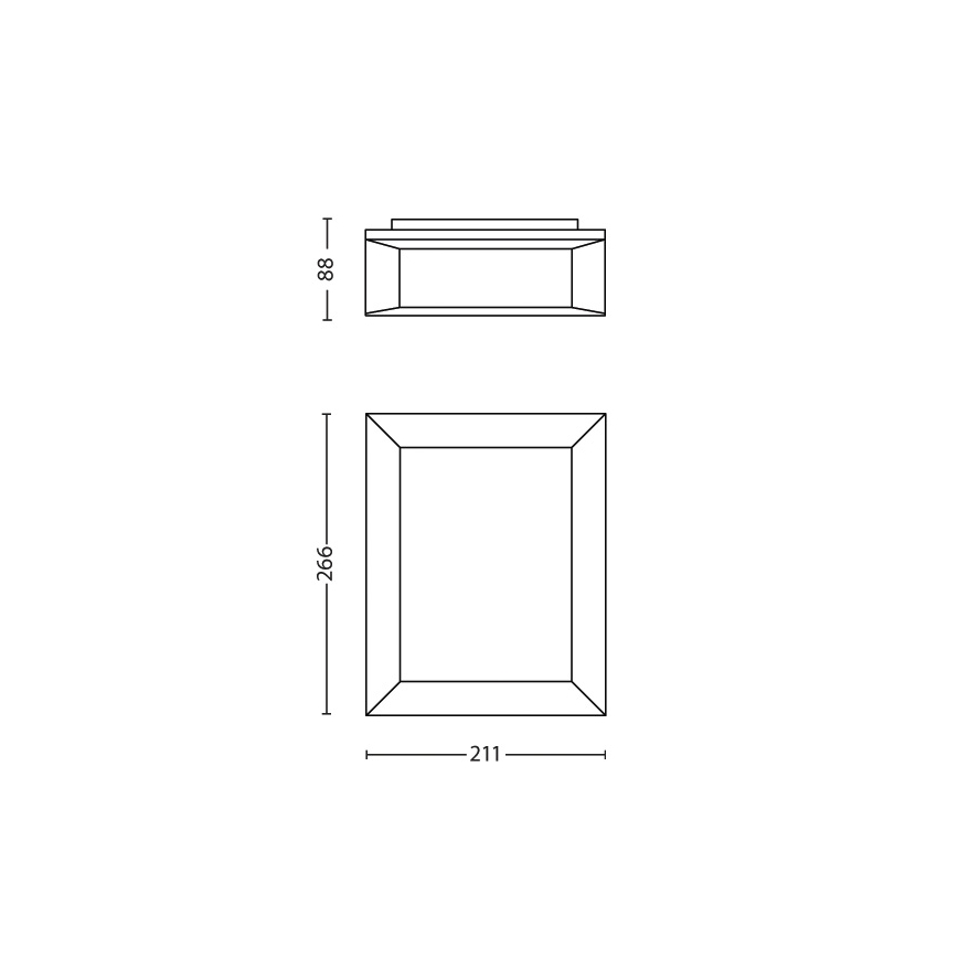 Philips - Wand Lamp voor Buiten 1xLED/6W/230V IP44