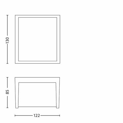 Philips - Applique murale extérieure LED/3W/230V IP44 2700K