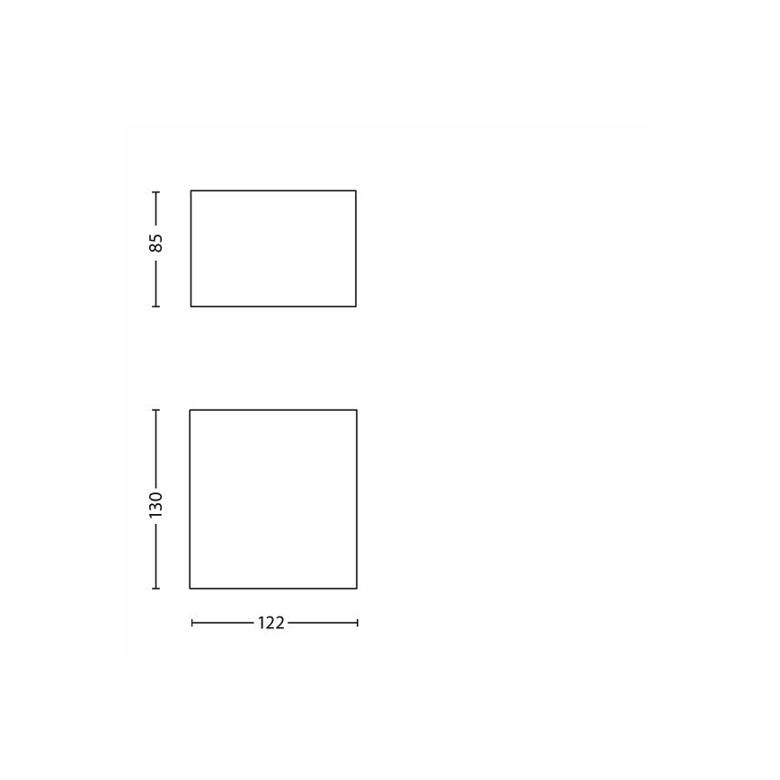 Philips - LED Wand Lamp voor Buiten LED/3W/230V IP44