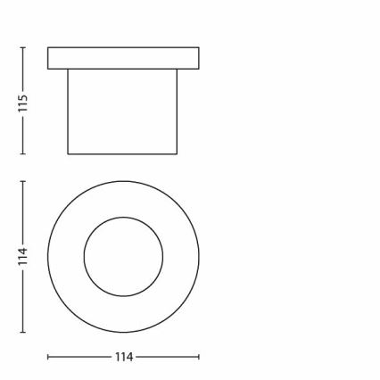 Philips - LED Grondspot voor buiten 1x LED / 3W / 230V