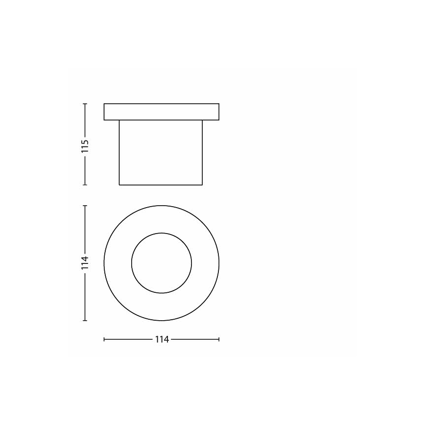 Philips - LED Grondspot voor buiten 1x LED / 3W / 230V