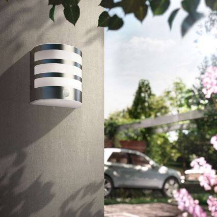 Philips - Applique murale extérieure avec détecteur 1xLED/3W IP44