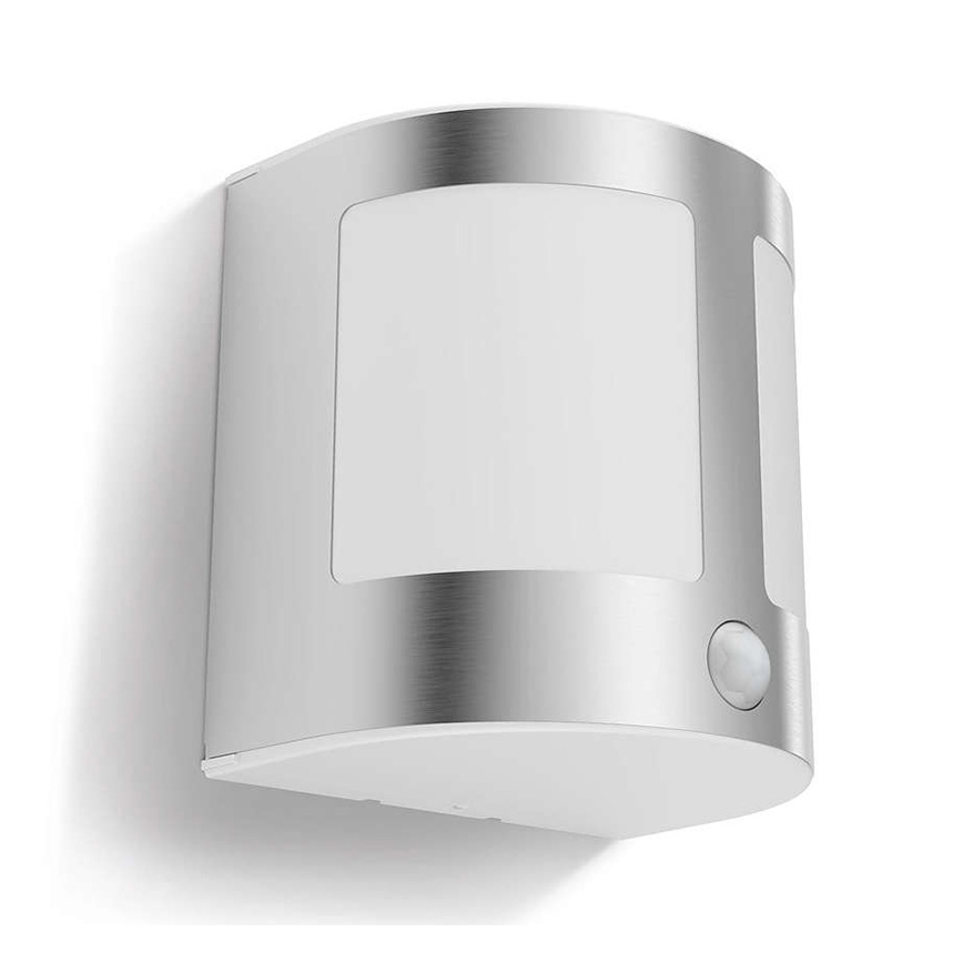 Philips 17316/47/16 - Applique murale LED extérieure avec capteur PARROT 1xLED/3,5W