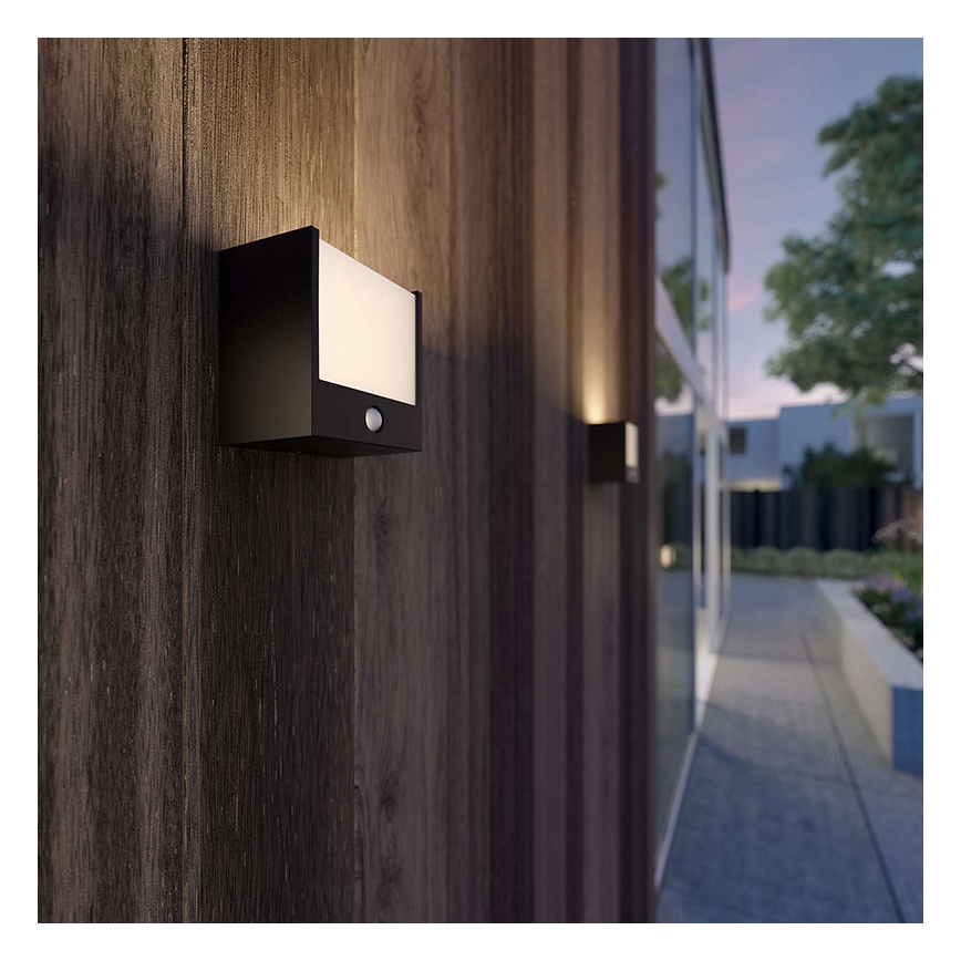 Philips 17317/30/16 - LED Buitenlamp met sensor MYGARDEN MACAW 1xLED/3,5W IP44