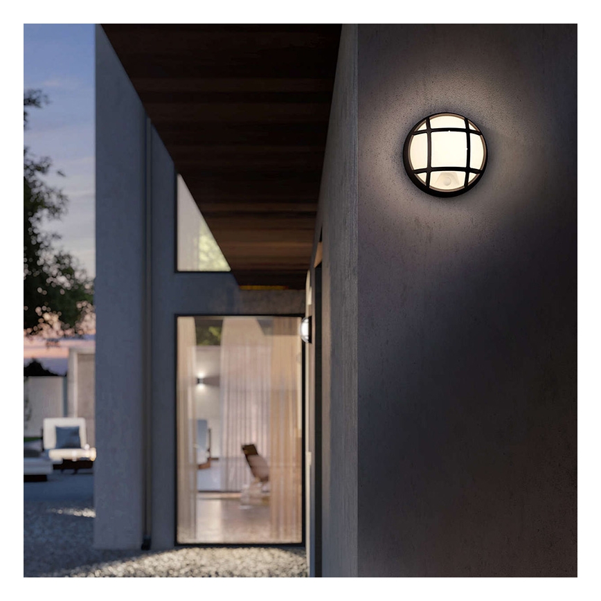 Philips 17319/30/16 - LED Wandlamp voor buiten met sensor EAGLE 1xLED/3W IP44