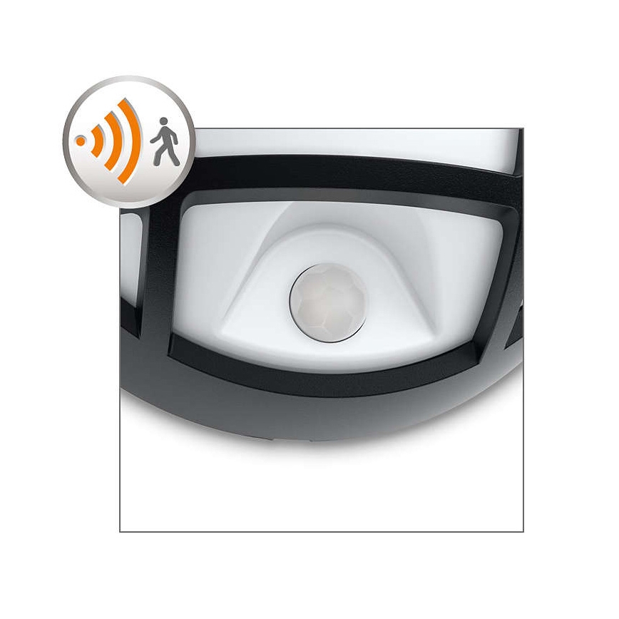Philips 17319/30/16 - LED Wandlamp voor buiten met sensor EAGLE 1xLED/3W IP44
