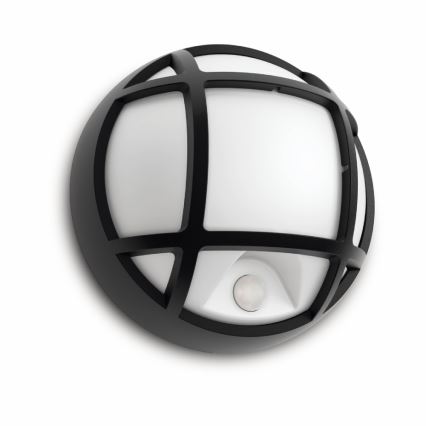 Philips 17319/30/16 - LED Wandlamp voor buiten met sensor EAGLE 1xLED/3W IP44