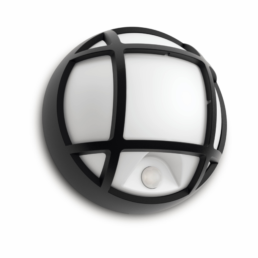 Philips 17319/30/16 - LED Wandlamp voor buiten met sensor EAGLE 1xLED/3W IP44