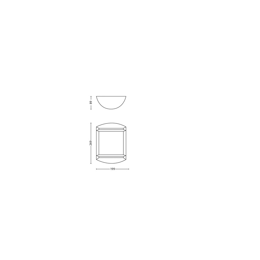 Philips - Lamp voor Buiten 1xLED/6W/230V IP44