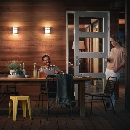 Philips - Luminaire extérieur avec détecteur 1xLED/6W/230V IP44