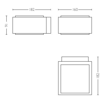 Philips - Applique murale extérieure E27/42W/230V IP44