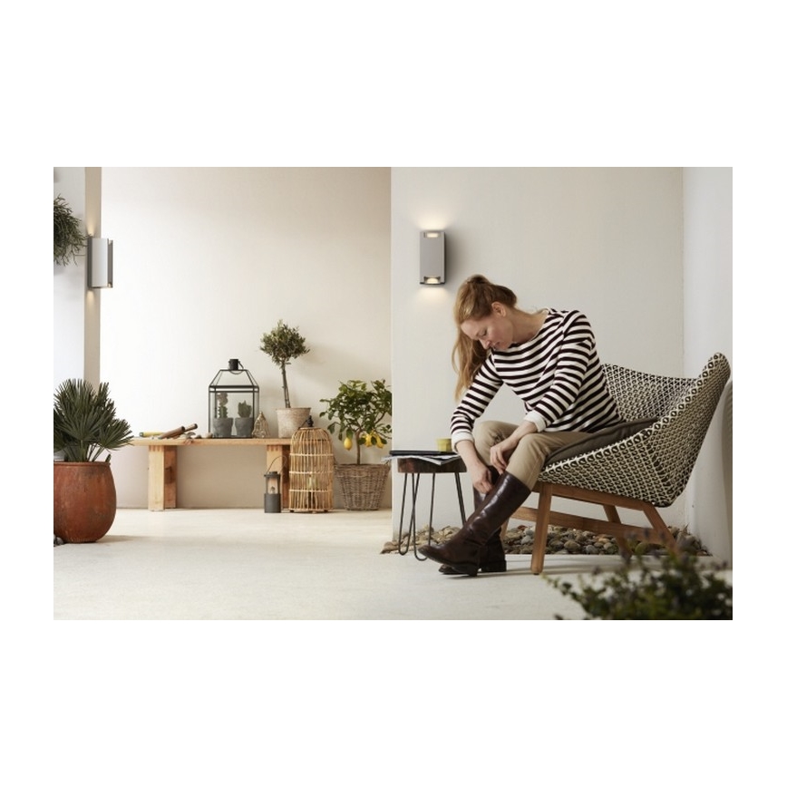 Philips - Buiten wandlamp 2xGU10/5W IP44