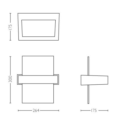 Philips - Applique murale extérieure 2xLED/4,5W