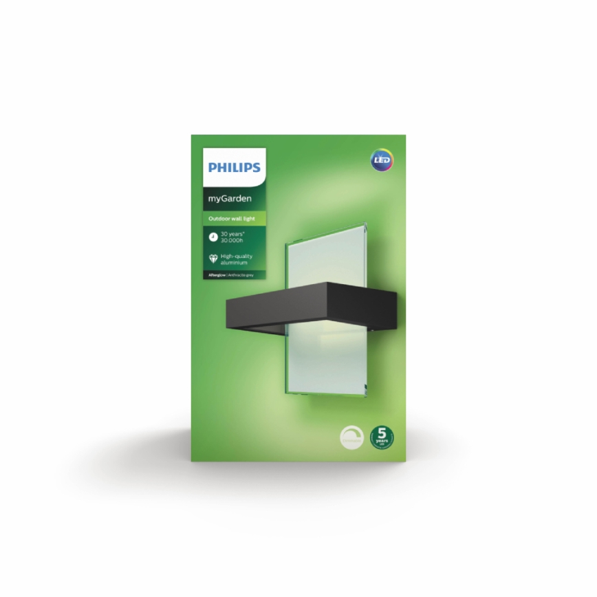 Philips - Applique murale extérieure 2xLED/4,5W