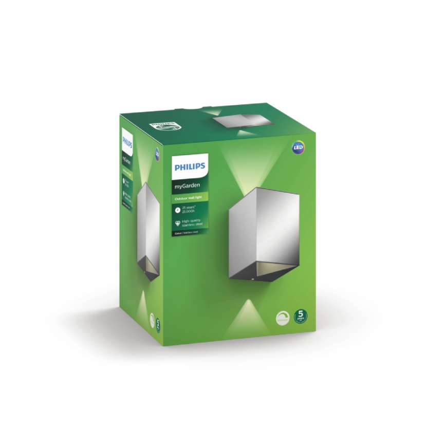 Philips 17358/47/P0 - Applique murale LED extérieure MYGARDEN CISTUS 2xLED/4,5W/230V IP44